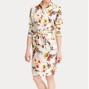 Ralph Lauren Floral Twill Utility Dress